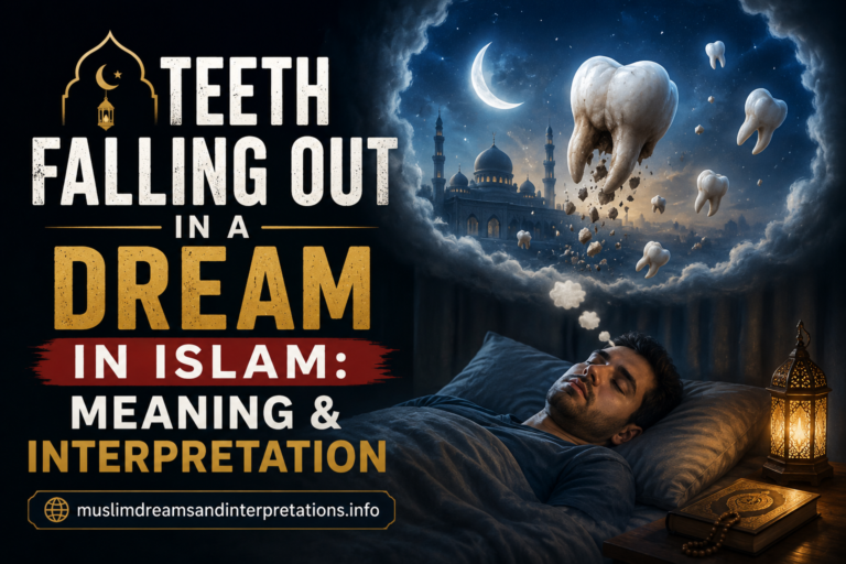 Teeth Falling Out in a Dream in Islam Meaning & Interpretation