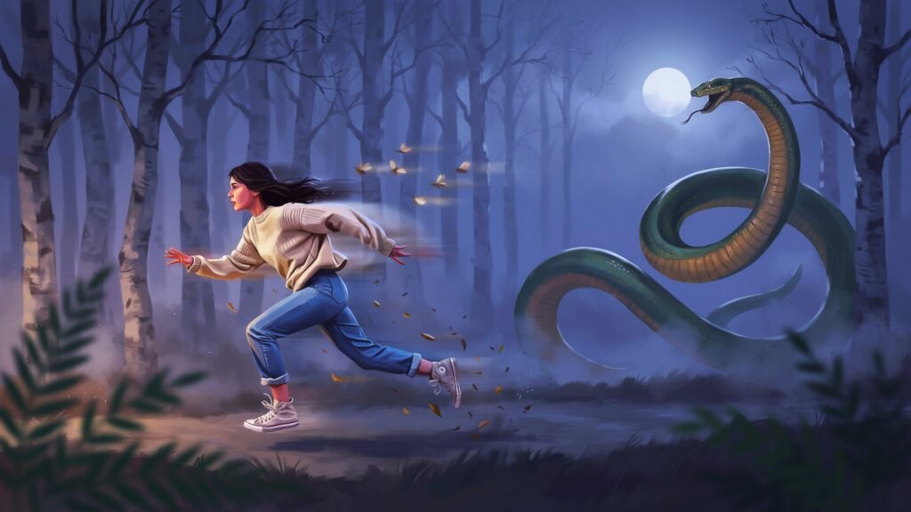 Running Away From a Snake in a Dream
