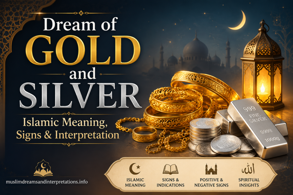 Dream of Gold and Silver Islamic Meaning, Signs & Interpretation