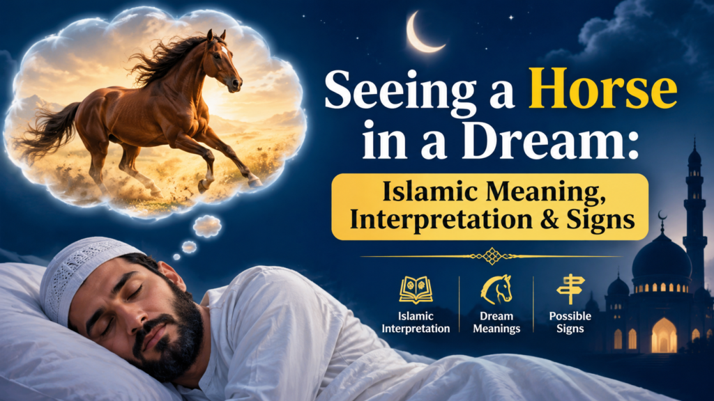 Seeing a Horse in a Dream Islamic Meaning, Interpretation & Signs