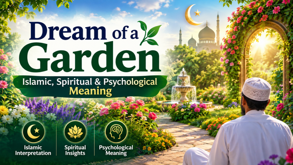 Dream of a Garden Islamic, Spiritual & Psychological Meaning